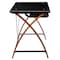 Flash Furniture Computer Desk; Black Glass Top, Pull-Out Tray NAN-JN-2824S-BK-GG - alternate 10